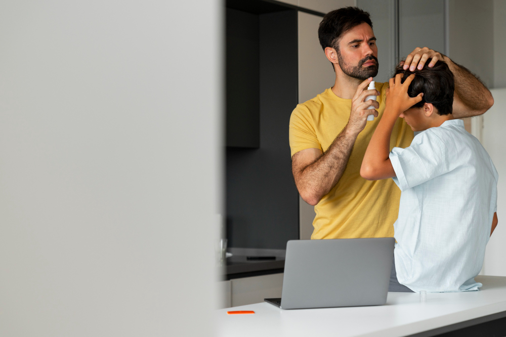 Empleado que sufría Riesgos mecánicos en la oficina